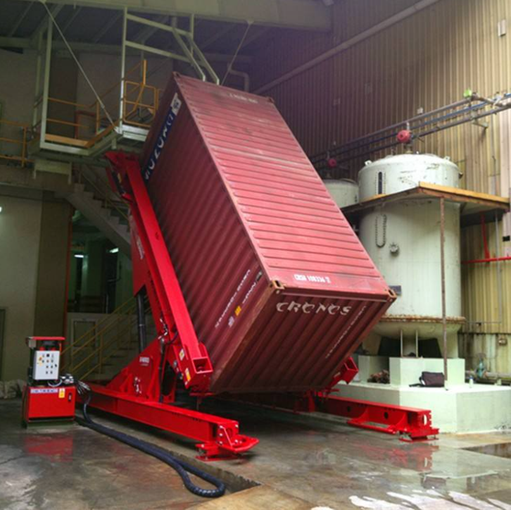 整體式集裝箱卸車機